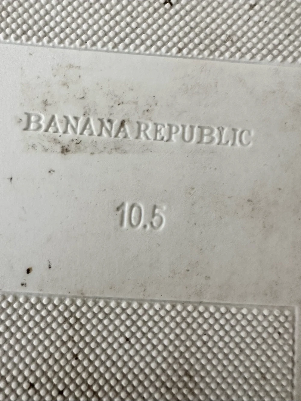 Banana Republic White Leather Lace-Up Sneakers